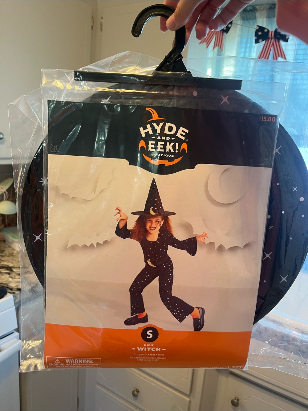 Sparkle kids witch pantsuit costume